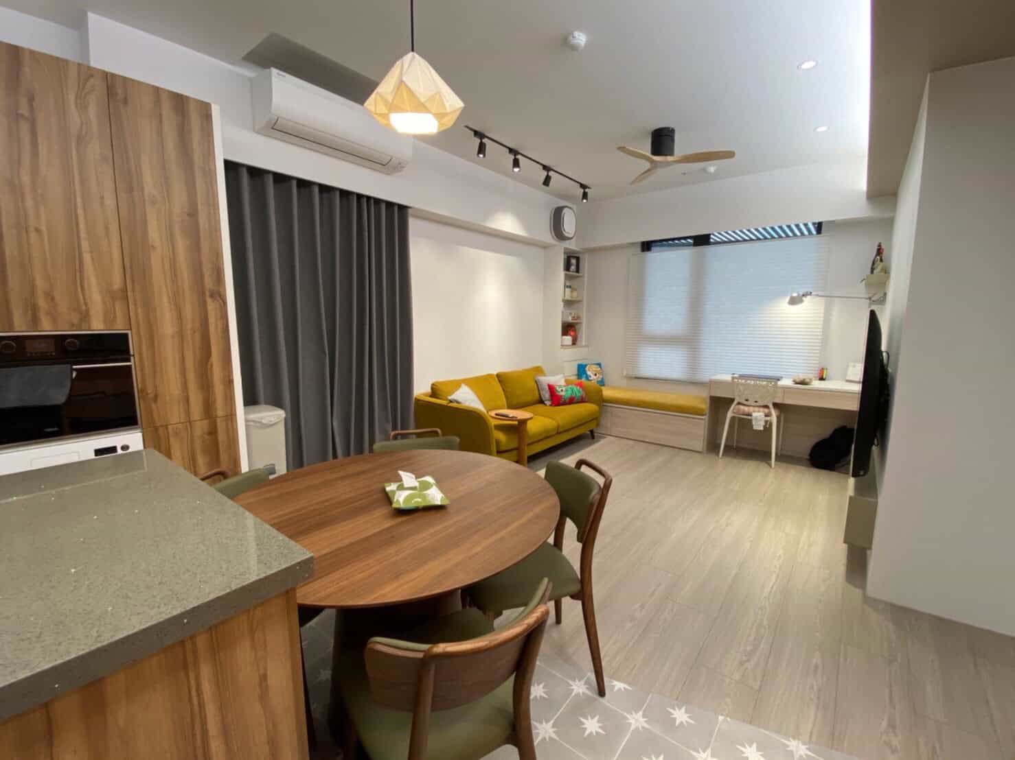 簡約機能宅：方塊磚牆與黑鐵工藝